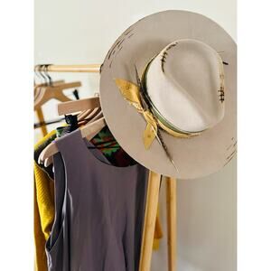 Travis Austin Hat. One of A Kind Custom Made Signed Western Cowgirl Hat